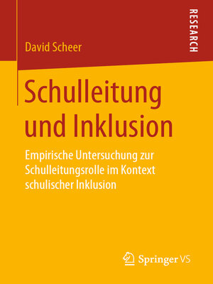 cover image of Schulleitung und Inklusion
